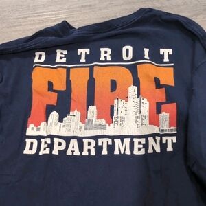 Lot Of (3) Various Fire Dept Shirts Size XL;  Houston